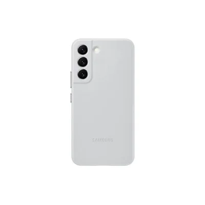 Cover Samsung S22 Rainbow Leather - Light Gray